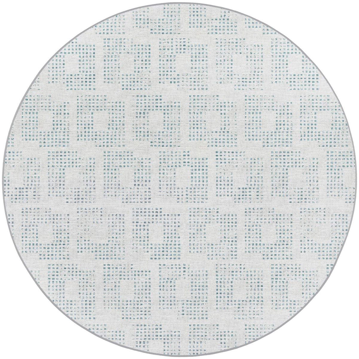 Delano Da1 Gray Transitional Rug Round 8' X 8'