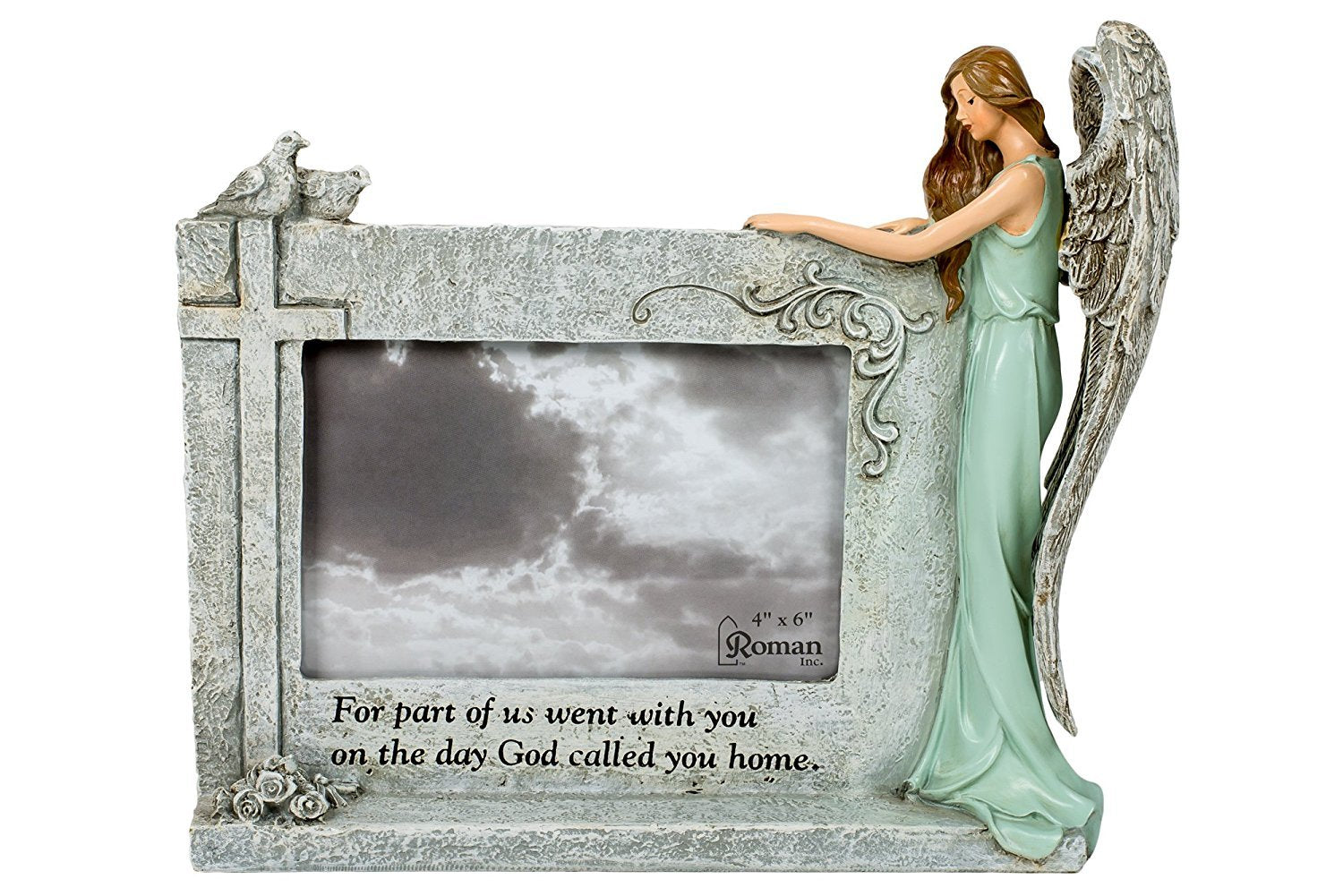 Roman God Called You Home Angel Bereavement In Memory 4 x 6 Photo Picture Frame