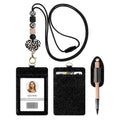 Teacher Lanyard For Id Badges And Keys, Cute Safety Breakaway Beaded Lanyards For Women, Nurses, Students, Office Employees With