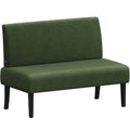 Yaheetech Small Mini Sofa Couch Armless Loveseat Futon for Bedroom, Corduroy Fabric & Easy Assembly, for Small Spaces Living Roo