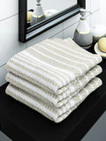 Athom Living Woven Light Weight Bath Towels 150L x 75W Qty of 3