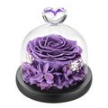DuHouse Forever Roses Preserved Real Flowers Eternal Enchanted Rose Flower Box for Valentines Gifts Birthday Anniversary Christm