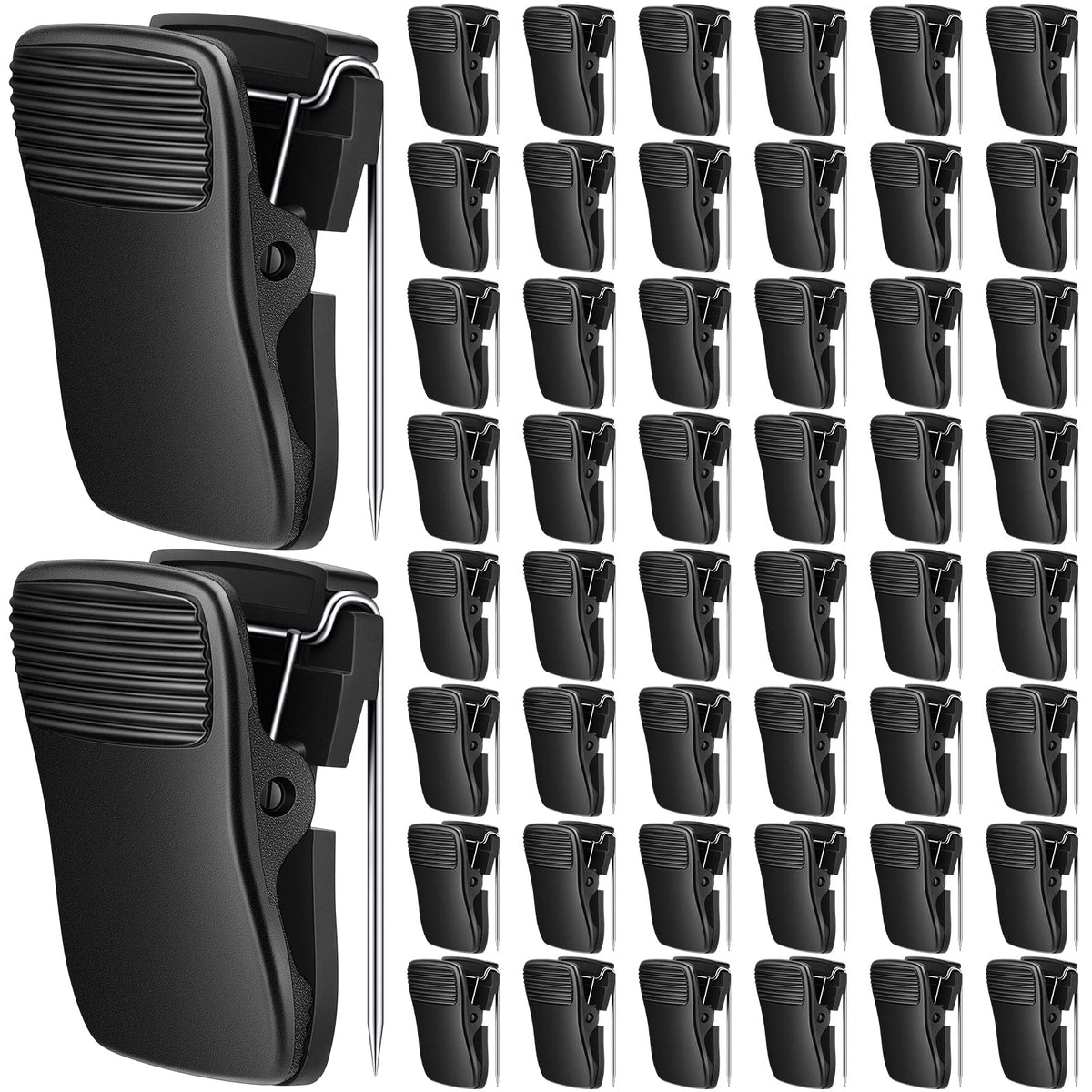Chiisong 50 Pcs Cubicle Clips Fabric Panel Cubicle Accessories Fabric Partition Panel Messages Hooks Office Photos Wall Clips Fo