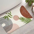 Bathroom Rugs Non-Slip Boho Bath Mat, Small Cute Bath Mat Soft Washable Bath Rug for Bathtub Boho Bathroom Decor
