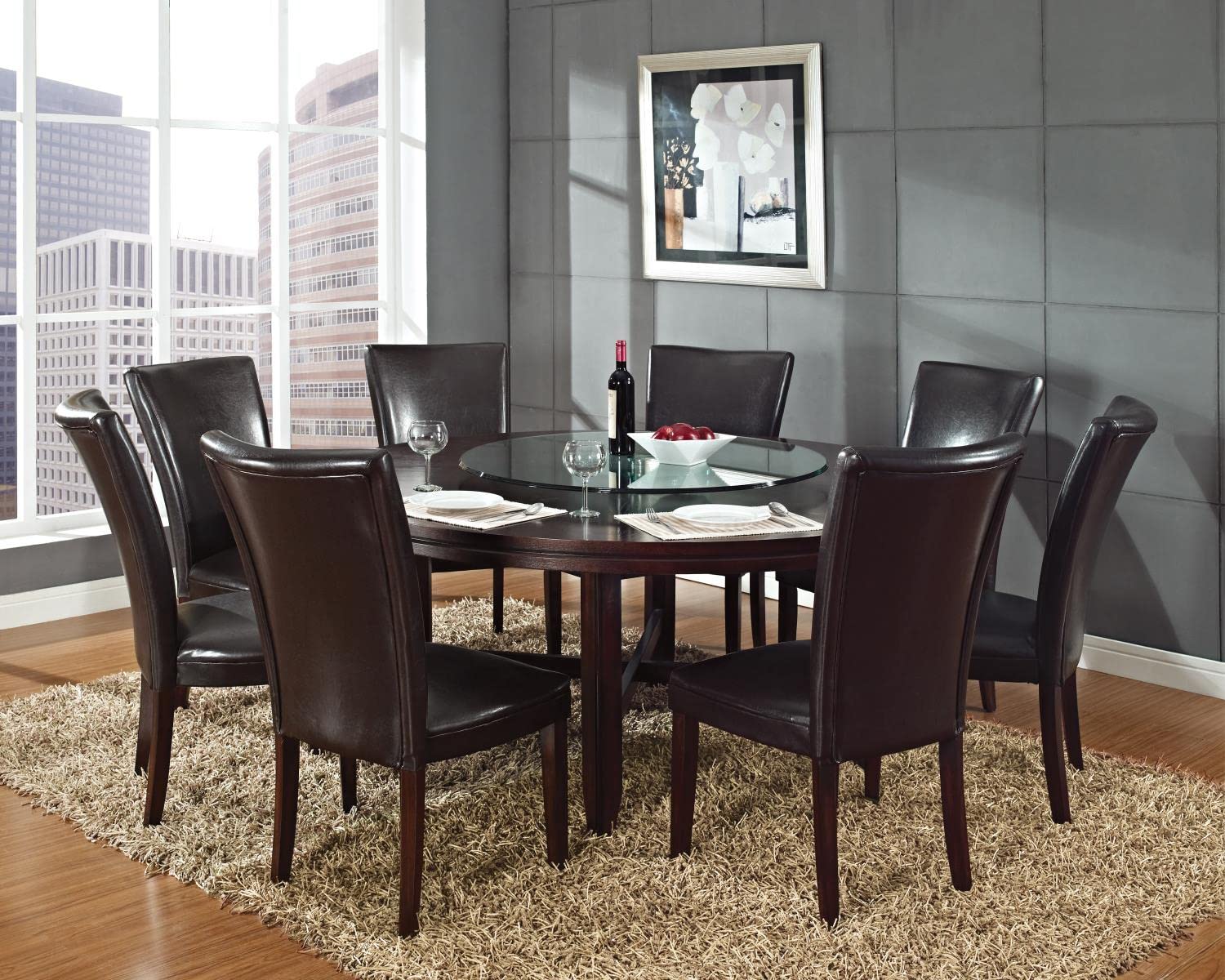 Steve Silver Hartford 9 Piece Dining Set HF7272BR9PC