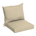 Arden Selections Outdoor Dining Chair Cushion, 21 X 21, Water Repellent, Fade Resistant 21 X 21, Tan Leala