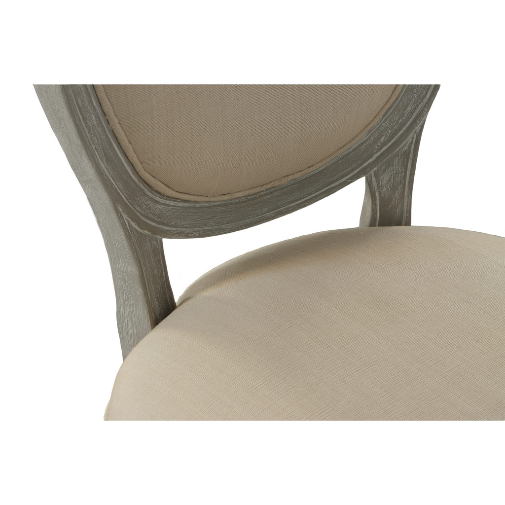 AFD Home Mystique Gray Mahogany Casual Dining Side Chair