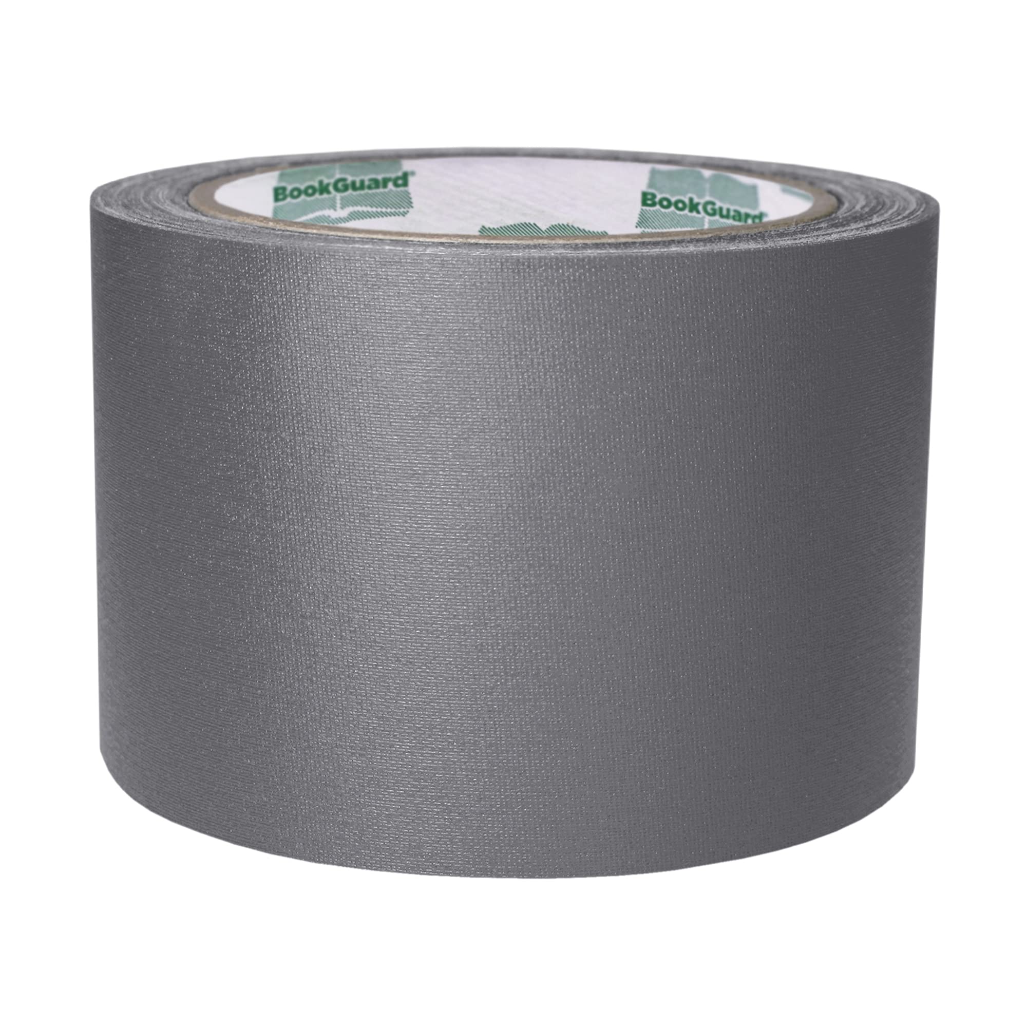 Bookguard 3 Inch Premium Bookbinding Repair Cloth Tape, 15 Yard Roll, Gray