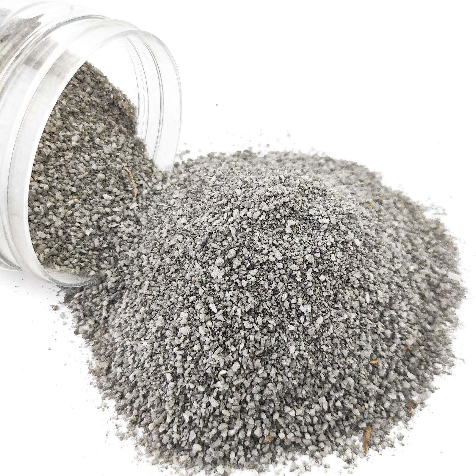 HappyFiller Grey Sand 1.75 LBS Unity Wedding Ceremony Sand for Art Crafts,Vase Filler,Table Centerpieces,Home Decoration,Zen Gar