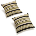 Blazing Needles 9910-S2-Reo-13 Outdoor Throw Pillows (Set Of 2), 17", Eastbay Onyx