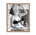 Poster Master Classic Photograph Poster - Vintage Fashion Print - Gift for Artist, Friend - Eat The Pasta, Spaghetti Girl, Sexy 