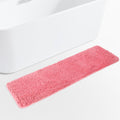 Yeaban Pink 47 x 17 Bathroom Rug - Thick Chenille Bath Mats | Absorbent and Washable Bath Rug Non-Slip, Plush and Soft Rugs for 