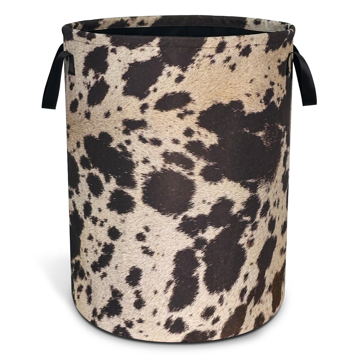 Cow Brown Skin Print Laundry Basket Animals Oxford Cloth Laundry Hamper