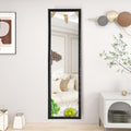 Kacalujia Full Length Mirror, Door Mirror with Engraving Frame, Full Body Mirror, Wall Mounted Mirror for Bedroom, Living Room, 