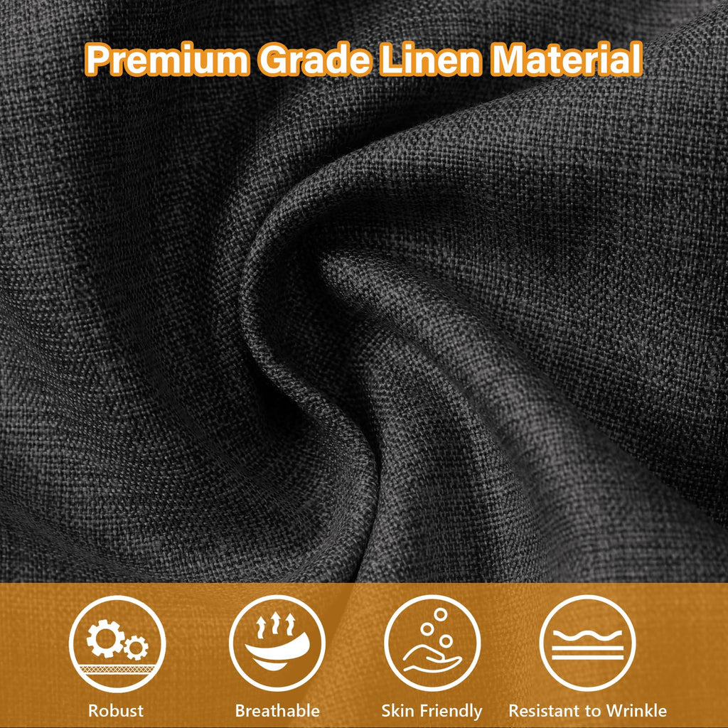Navenwelle Bench Cushion, Comfortable Breathable Linen Bench Cushions For Indoor Furniture, 75D High-Density Bench Seat Pillow (