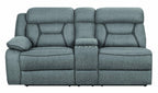Coaster Home Furnishings 600370AC Camargue Casual Reclining Power Sectional Sofa, Grey