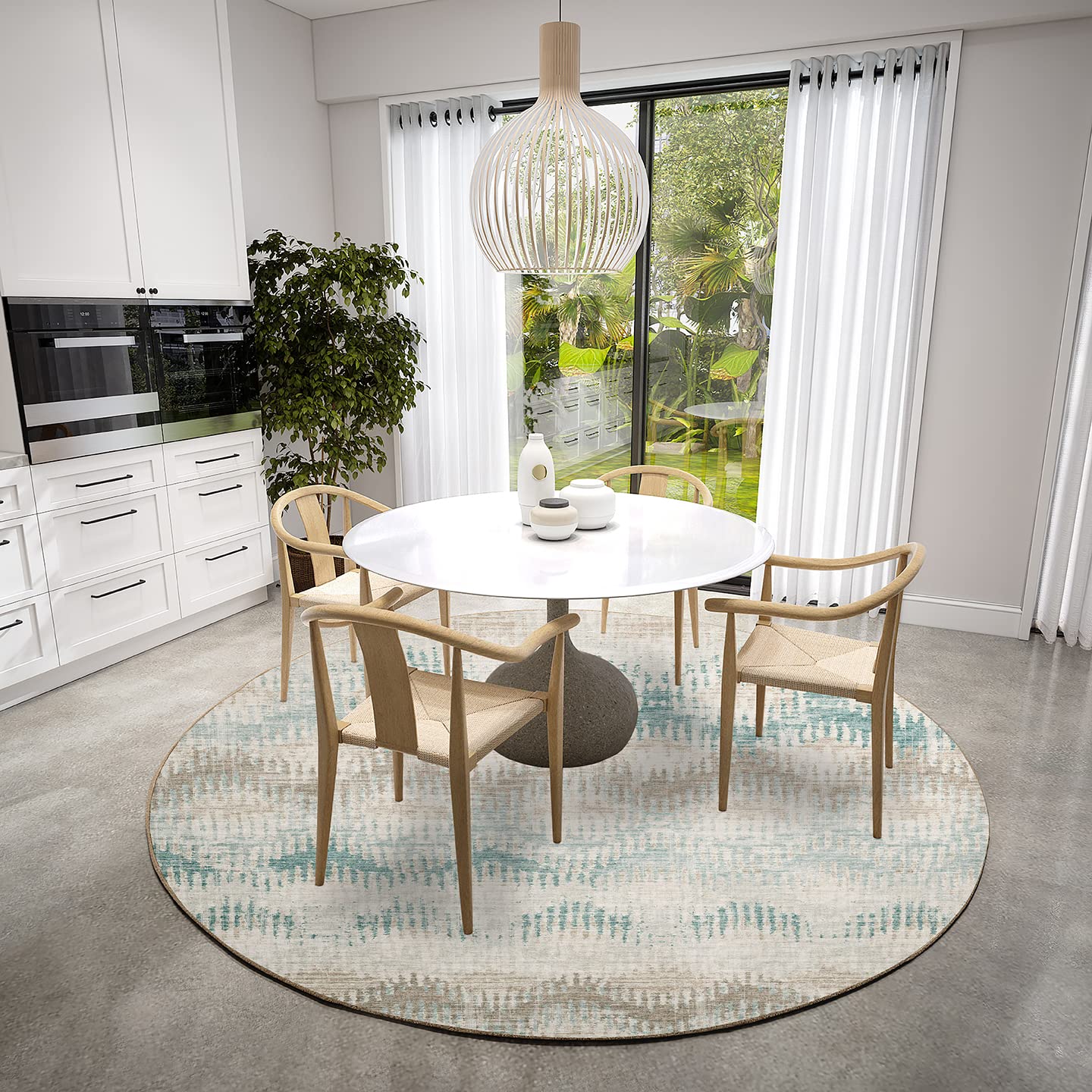 Dalyn Rugs Brisbane Br9 Dynamic Chevron Seascape 8' X 8'