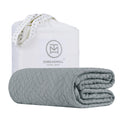 Threadmill Luxury Cotton Blankets For Twin Size Bed | All-Season 100% Cotton Twin Blanket For Bed | Jacquard Lightweight, Soft &