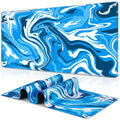 Canjoy Gaming Mouse Pad, Fluid Pattern Mouse Pad 35.4X15.7Inch Large Extended Computer Mouse Mat Keyboard Full Desk Mousepad For