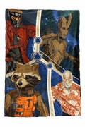 Guardians of the Galaxy Plush Blanket ~ Twin Full Throw 62'' X 90''