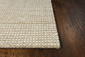 HomeRoots Decor 96' X 126' X 0.'5' Ivory Wool/Jute Rug