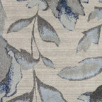 HomeRoots Decor 3'3' x 4'11' Polypropelene Grey/Blue Area Rug