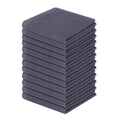 Homaxy 100% Cotton Waffle Weave Kitchen Dish Cloths, Ultra Soft Absorbent Quick Drying Dish Towels, 12 x 12 Inches, 12-Pack, Dar