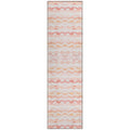 Addison Rugs Surfside Asr46 Peach 2'3" X 7'6" Indoor Outdoor Runner Rug, Easy Clean, Machine Washable, Non Shedding, Bedroom, Living Room, Dining Room, Kitchen, Patio Rug