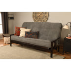 Somette Monterey Queen-size Futon Set in Espresso Finish with Marmont Mattress Marmont Mocha