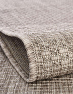 Unique Loom Outdoor Solid Collection Area Rug (6' 1'' Square Beige/Ivory)