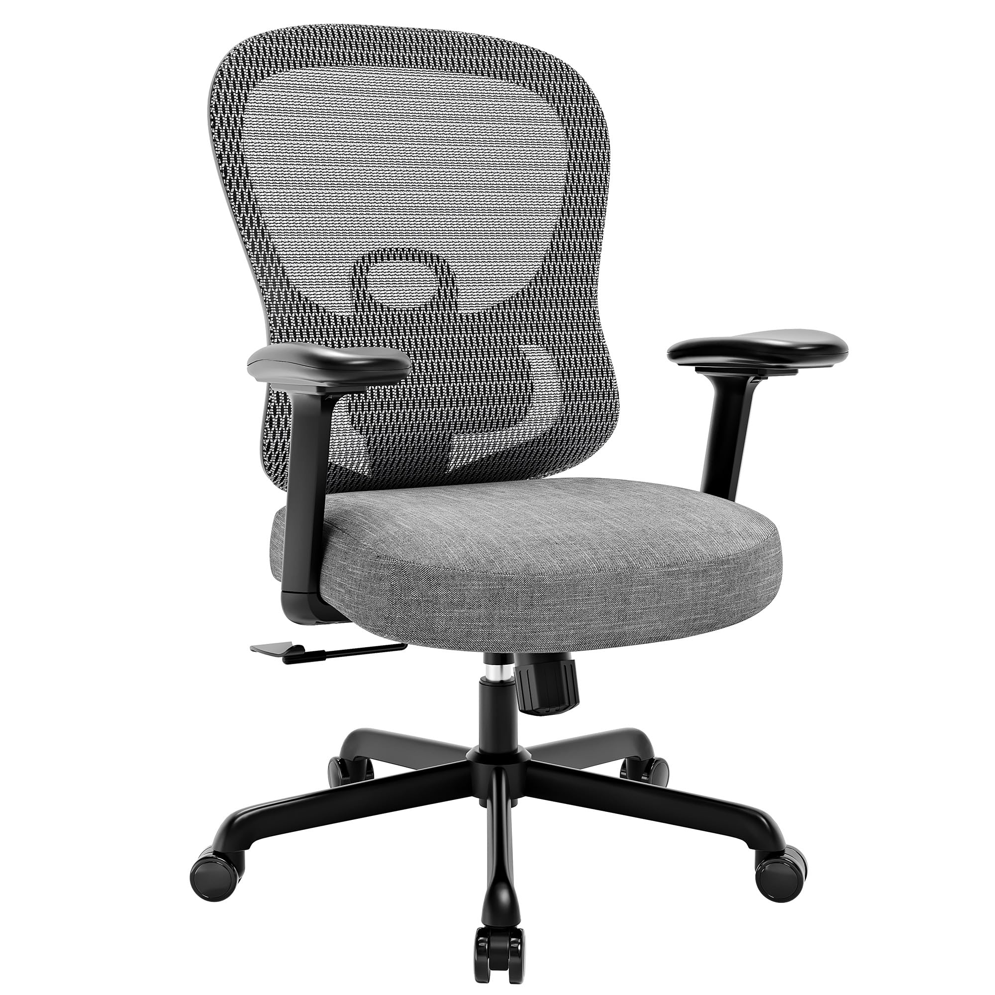 Elabest Ergonomic Office Chair,Home Office Chair With Mesh Back,Multi-Function Lumbar Support,Built-In Springs Seat,Executive Ta
