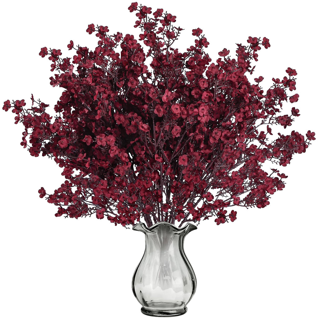 Sggvecsy 15 Pcs Babys Breath Artificial Flowers Gypsophila Bouquets Bulk Real Touch Fake Silk Flowers for Home DIY Floral Arrang