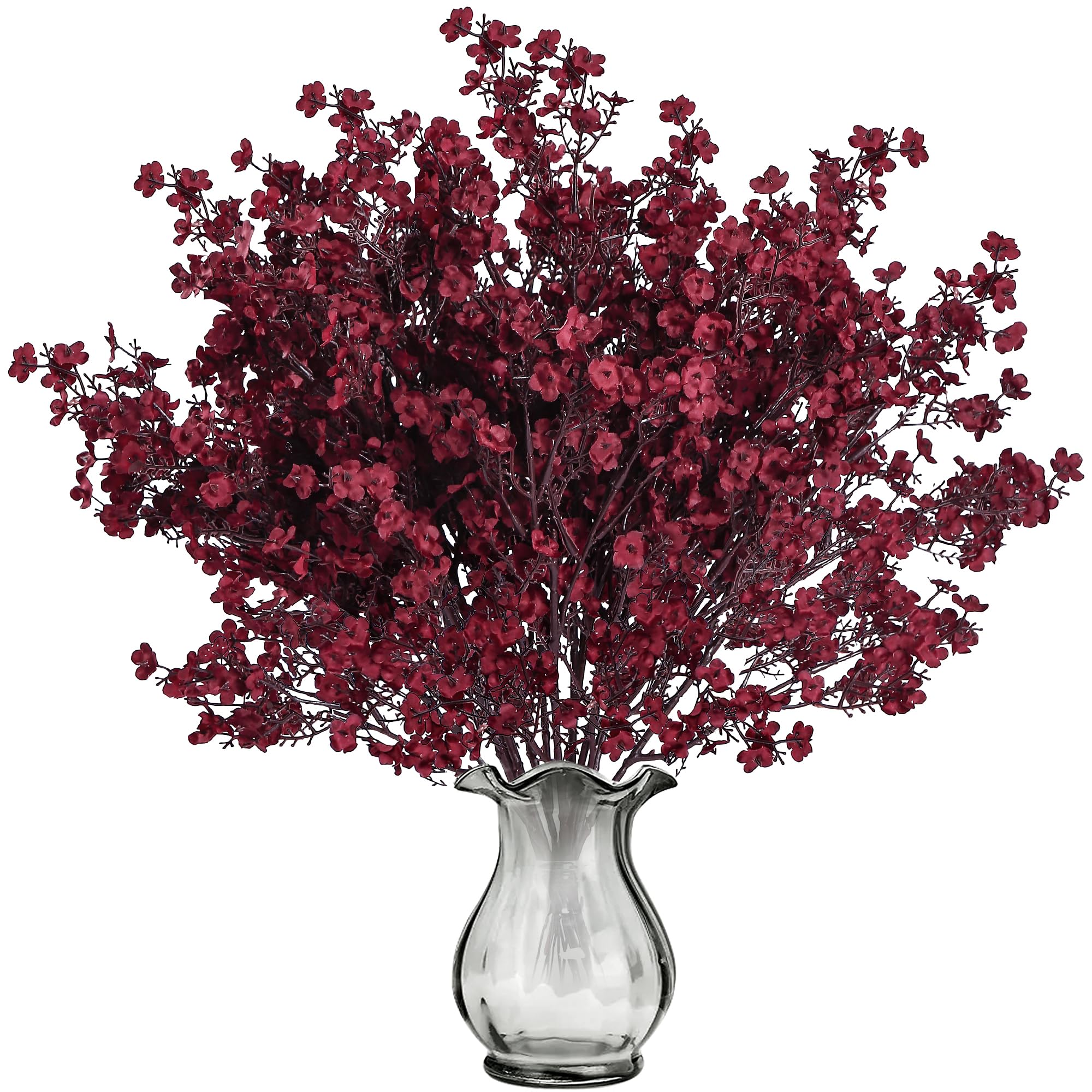 Sggvecsy 15 Pcs Babys Breath Artificial Flowers Gypsophila Bouquets Bulk Real Touch Fake Silk Flowers for Home DIY Floral Arrang