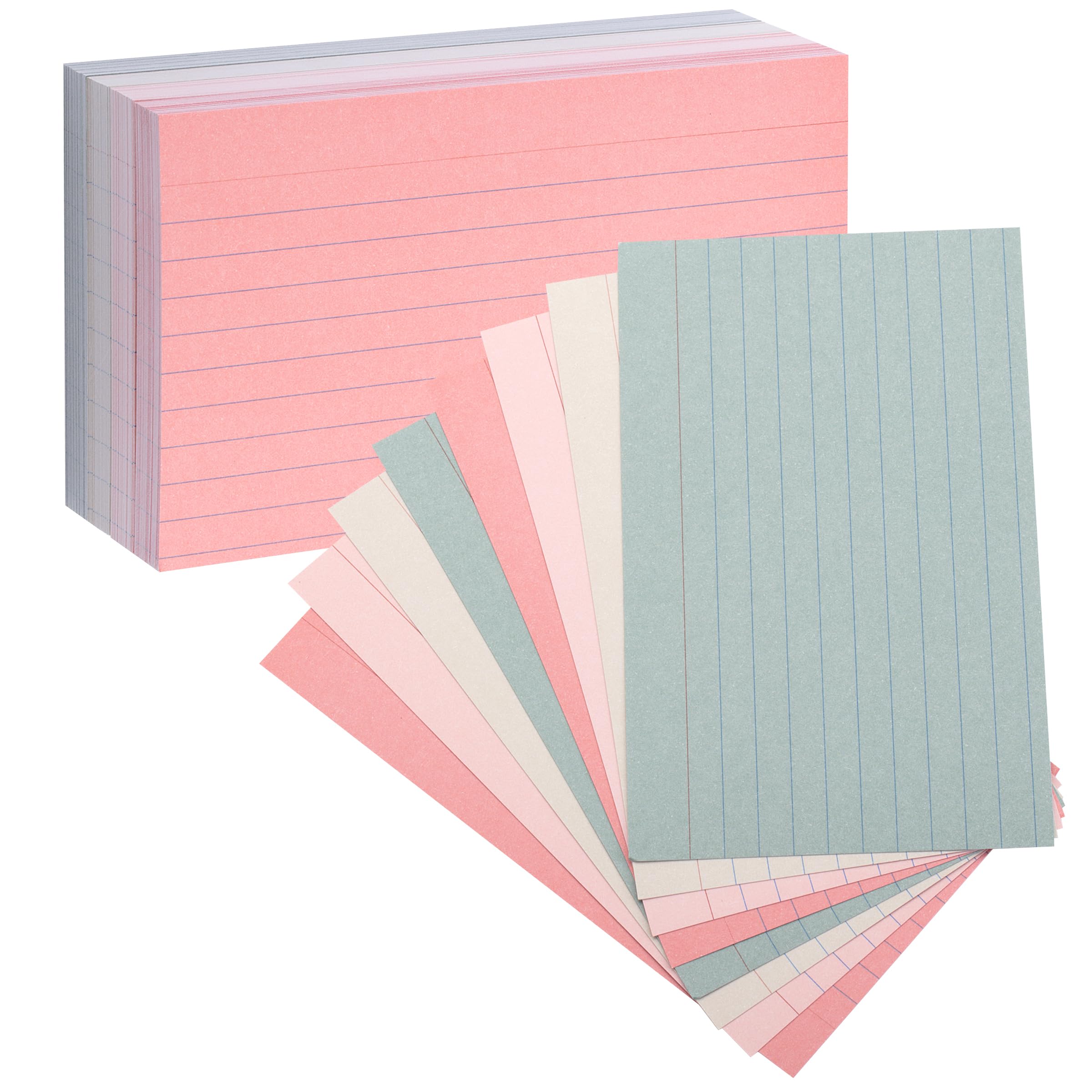 Mr. Pen- Lined Index Cards, 3' X 5', 180 Cards, Assorted Colors, Index Cards 3X5 Index Cards, Notecards 3X5 Lined, Flashcards