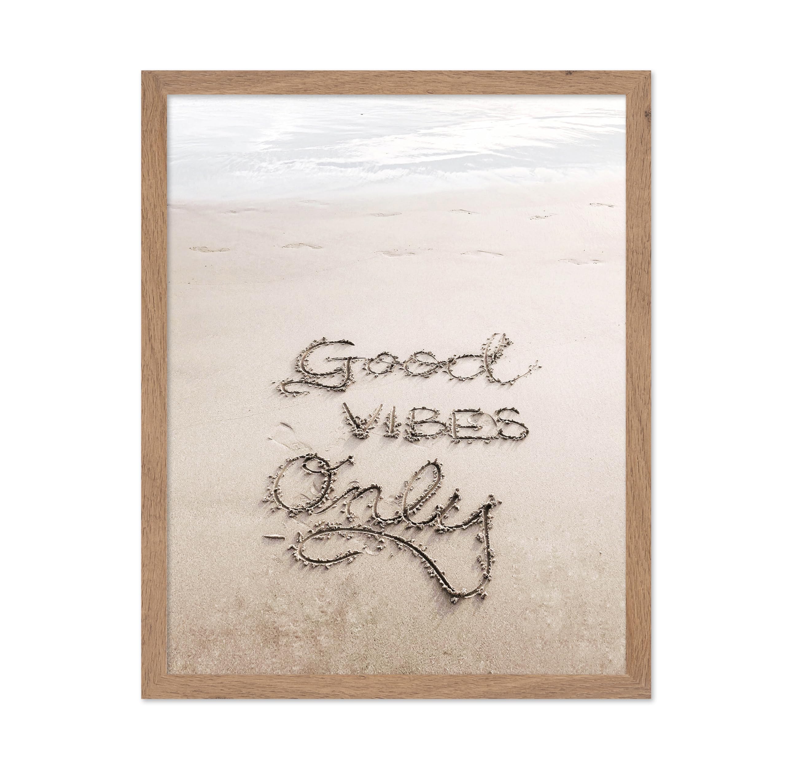 Poster Master Classic Quotation Poster - Vintage Motivational Print - Gift for Artist, Friend - Good Vibes Only, Inspirational, 