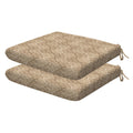 Honeycomb Outdoor Seat Cushion Set, 18' X 17.5', Courtyard Geo Universal Patio Cushions
