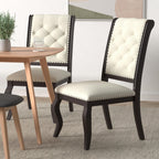 Coaster Home Furnishings Brockway Upholstered Dining Chair Antique Java (Set of 2)