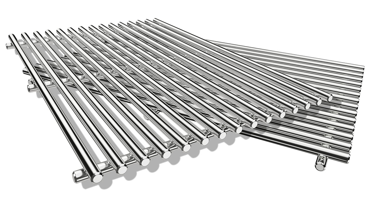Qulimetal Sus304 9Mm Cooking Grates For Weber Spirit 300 And Gs4 Spirit Ii 300 Series, Spirit 700, Genesis Silver/Gold/Platinum
