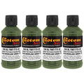 Custom Coat Camouflage Series 3 Ounce (Woodland Green Federal Standard Color #34128) - Pack Of 4 - Urethane Tint Concentrate For