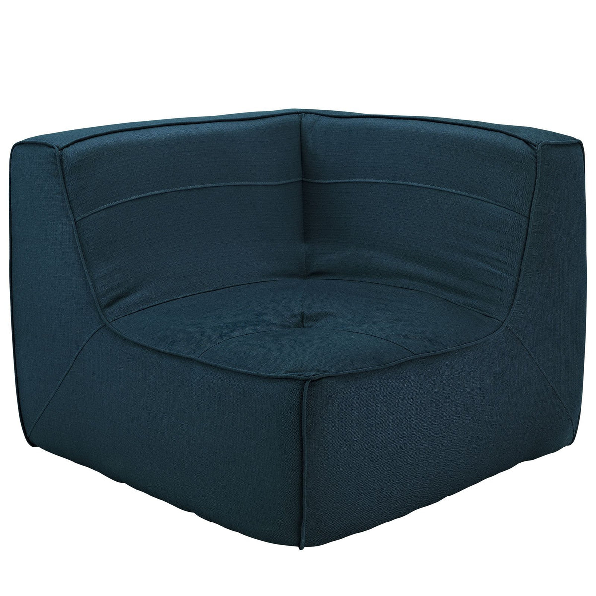 Modway Align Upholstered Corner Sofa In Azure