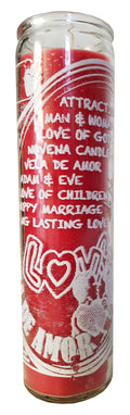 Love Red Candle