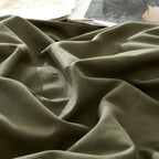 Karever Olive Green Comforter Set Cal King Size Solid Green Comforter 3 Pieces Soft Dark Green California King Comforter Bedding