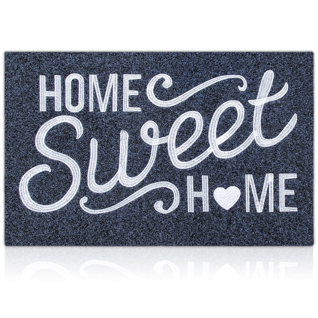 Aazzkang Front Door Mat Non Slip Welcome Mats Outdoor Home Sweet Home Doormat With Rubber Backing Easy To Clean Indoor Mats For