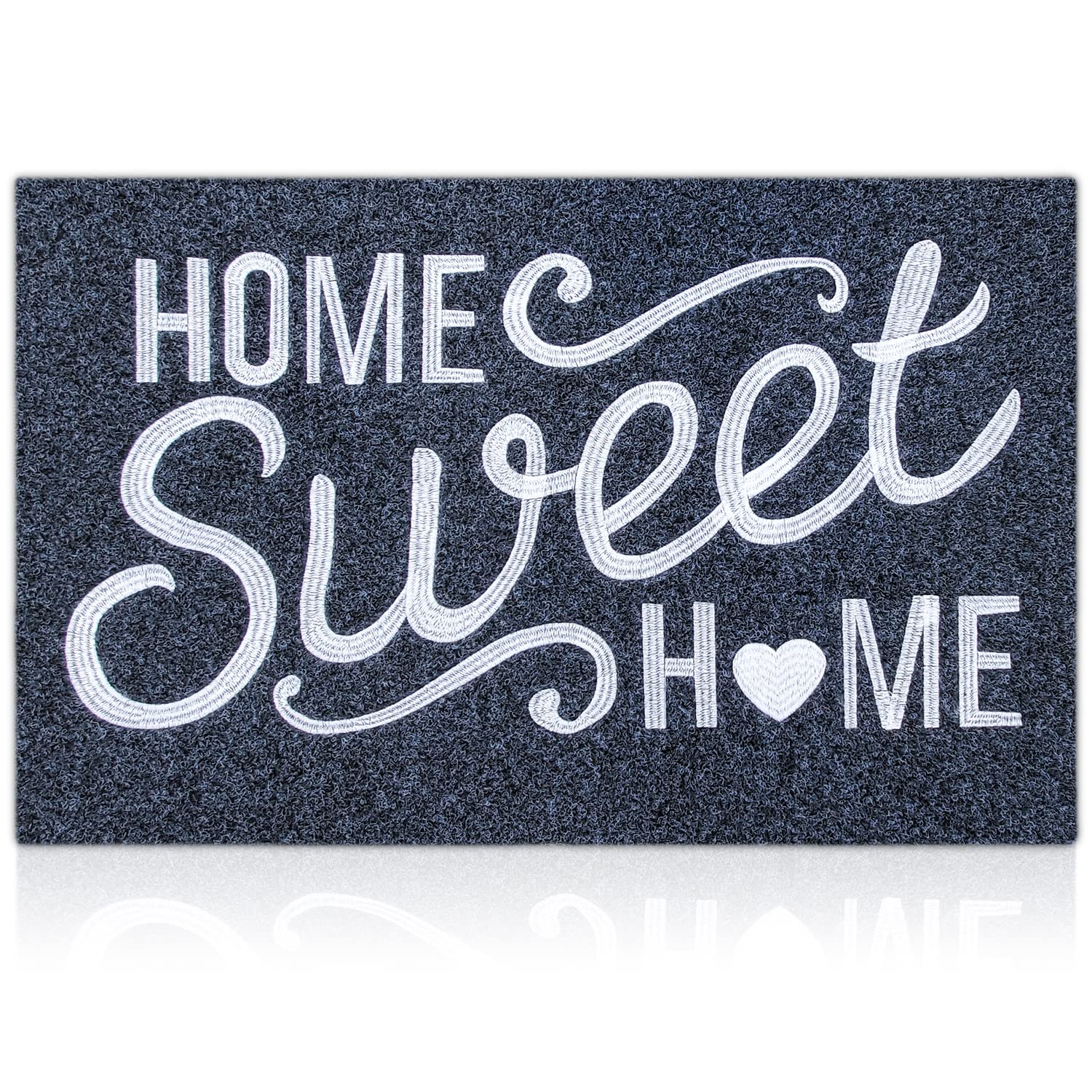 Aazzkang Large Door Mat Indoor Outdoor Home Sweet Home Welcome Mats 36'X24' With Non Slip Backing Easy To Clean Outside Inside