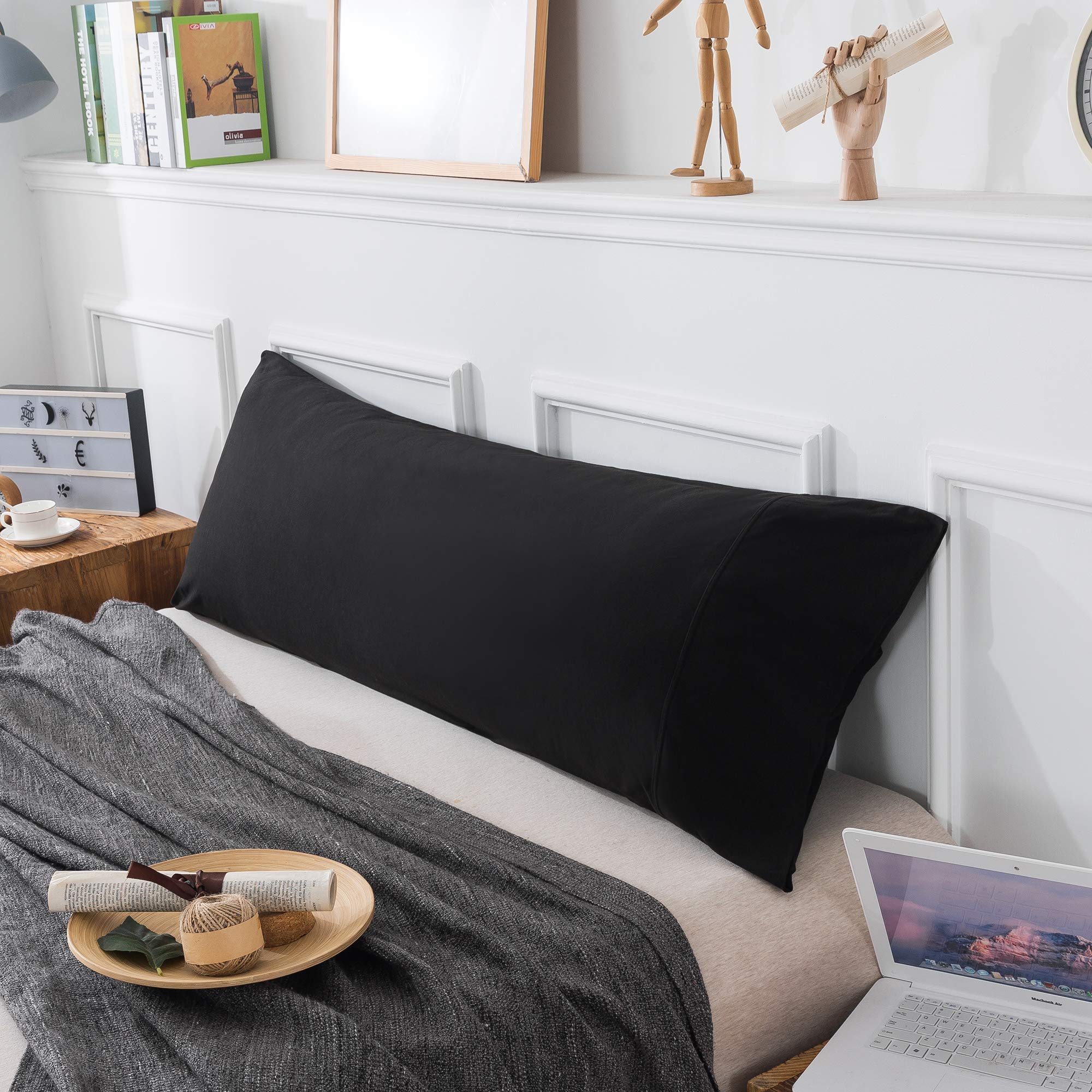 Kaiang Jersey Knit Pillowcase. All Season, Soft, Cozy Cases. T-Shirt Jersey Cotton Of One Pillow Case Heather Cotton Jersey Case