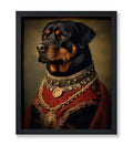 Poster Master Aristocratic Rottweiler Poster - Dog Print - Renaissance Art - Dog Breed Art - Gift for Him, Her & Animal Lover - 