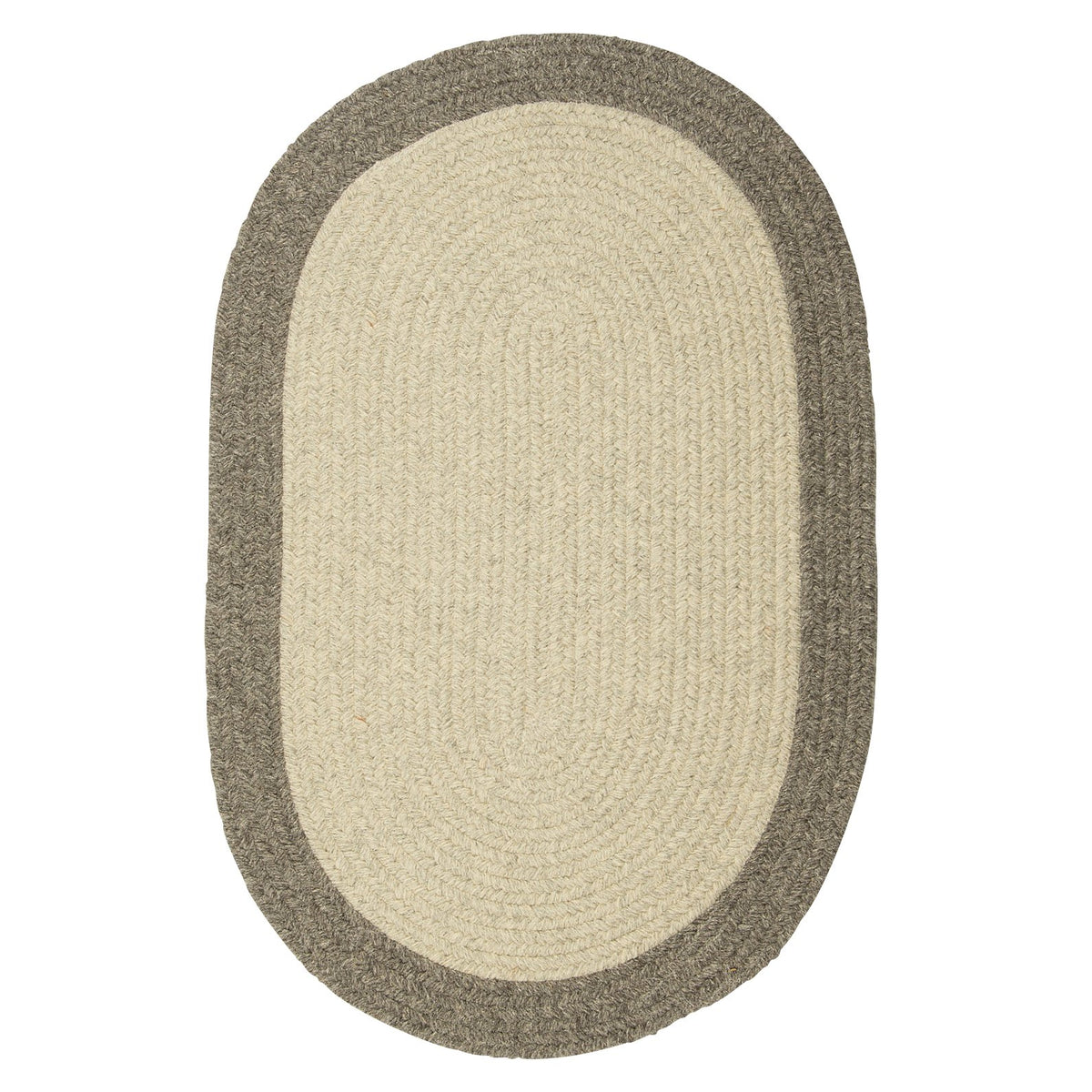 Hudson R048X048 Rugs, 4' X 4' Round, Light Gray