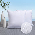Miulee Pack Of 2 20X20 Outdoor Pillow Inserts, Outdoor Throw Pillows Water-Resistant Decorative Premium Square Pillow Stuffer Sh