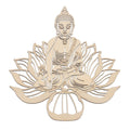 Fourth Level MFG 12    Thai Buddha, Sacred Geometry Wood Wall Art, Buddhism Enlightenment Symbol, Zen Home Decoration for Yoga a