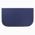 Ritz Solid Accent Rug: 18 x 30 Stain Resistant Kitchen or Living Room Floor Mat - Non-Slip Latex Backing, Machine Washable, Blue